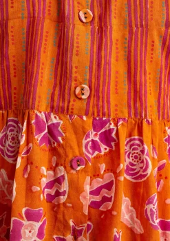 Artistblus Amber I Ekologisk Bomull