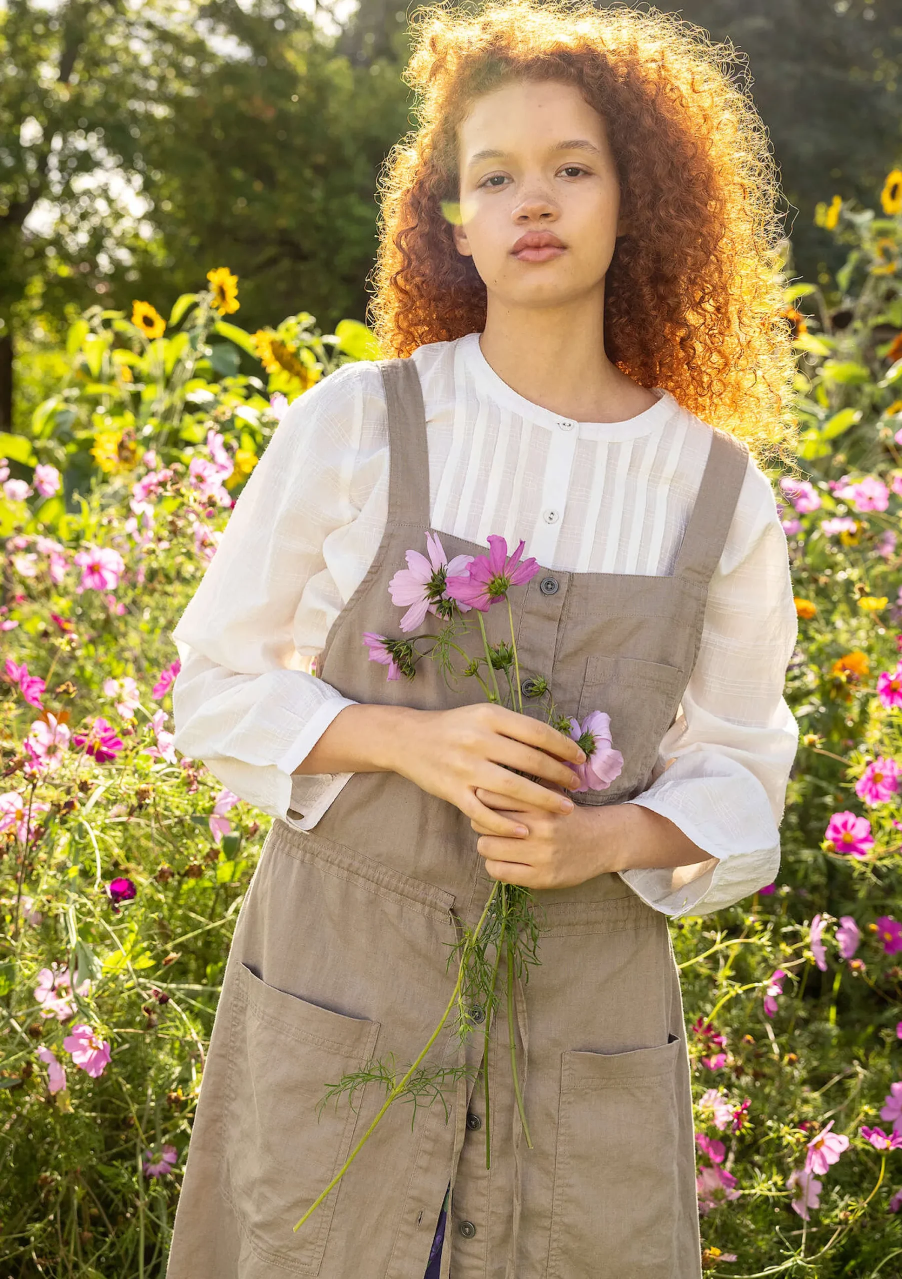 Blus Garden I Ekologisk Bomull