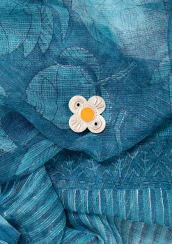 Brosch Flower I Silver