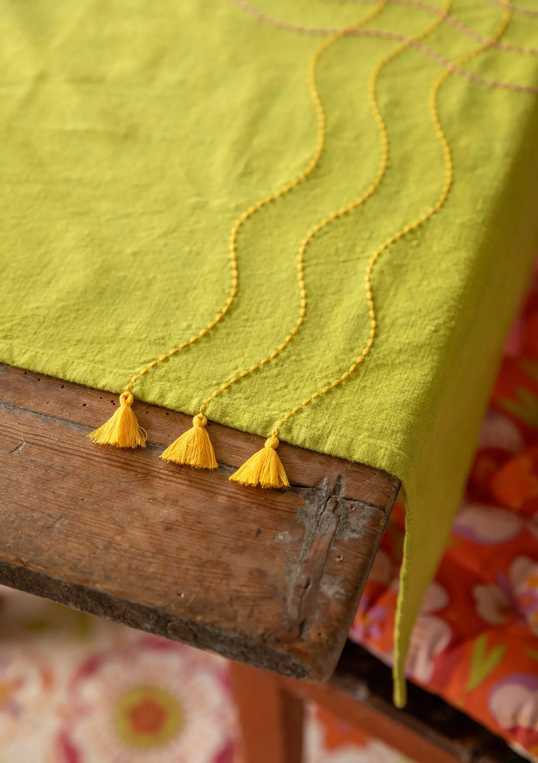 Duk Stitches I Ekologisk Bomull