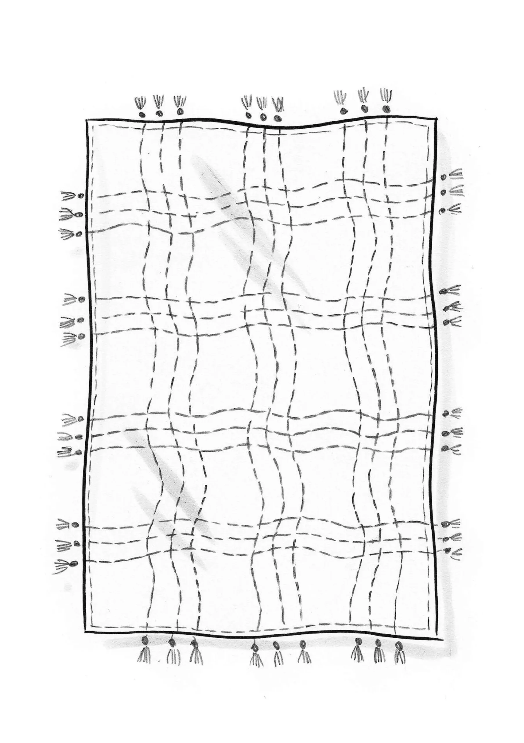 Duk Stitches I Ekologisk Bomull