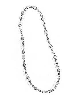 Halsband I återvunnet Glas