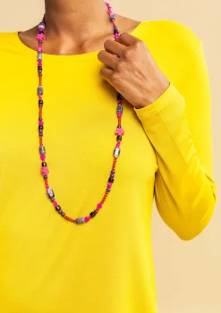 Halsband Jane I återvunna Glaspärlor