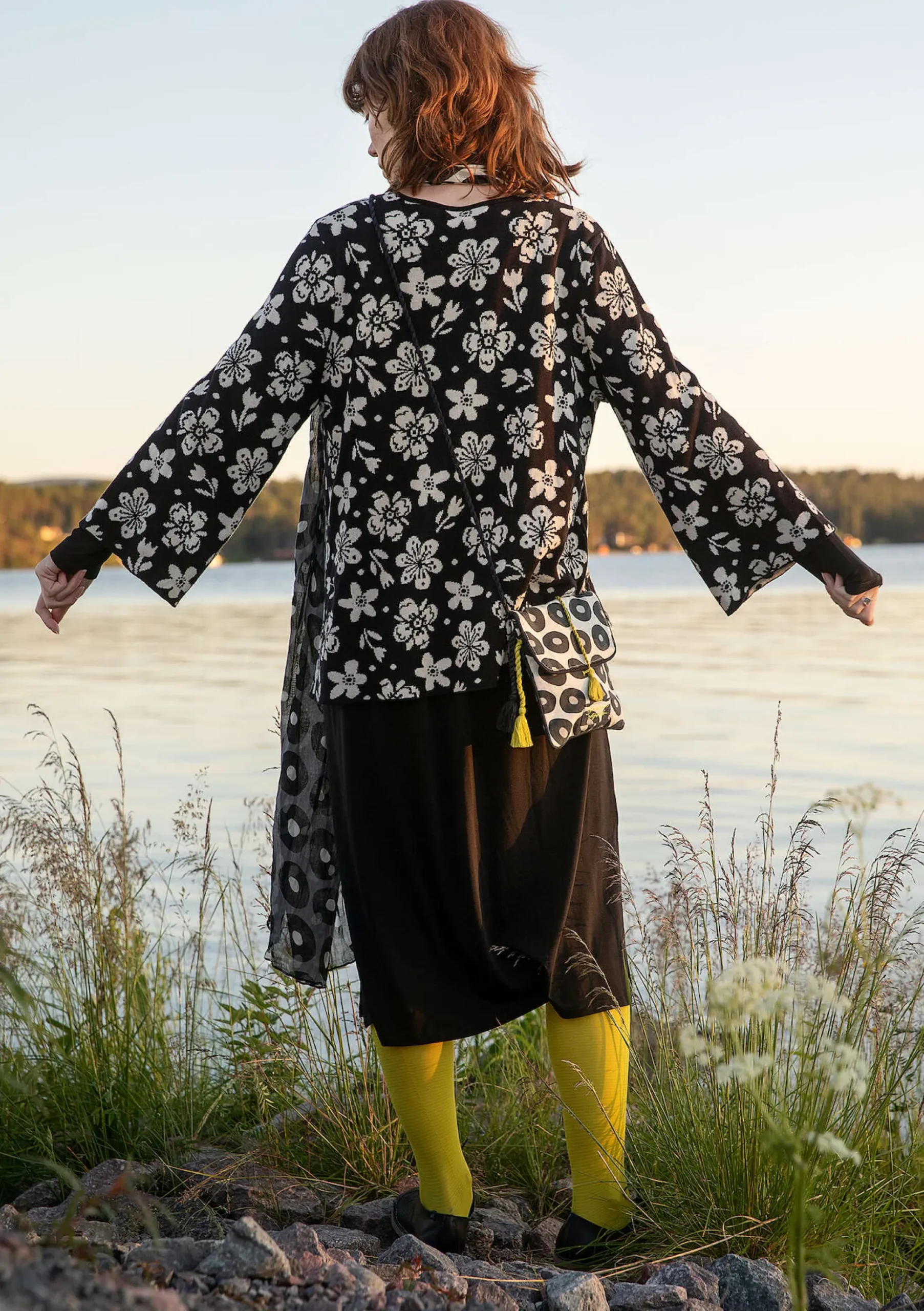Kofta Flora-Li I Ekologisk/återvunnen Bomull