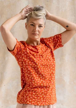 T-shirt Jane I Ekologisk Bomull/elastan