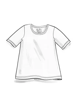 T-shirt Jane I Ekologisk Bomull/elastan
