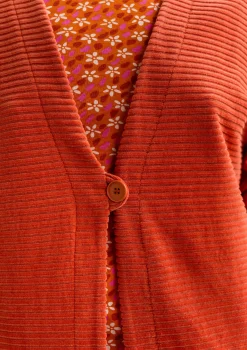 Velourkimono I Ekologisk Bomull/återvunnen Polyester