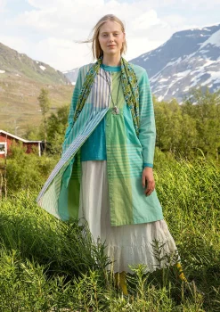 Vävd Klänning Madras I Ekologisk Bomull