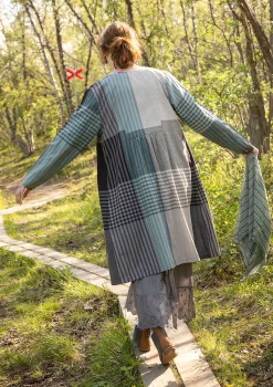 Vävd Klänning Madras I Ekologisk Bomull