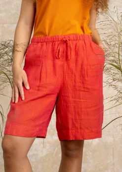 Vävda Shorts I Lin