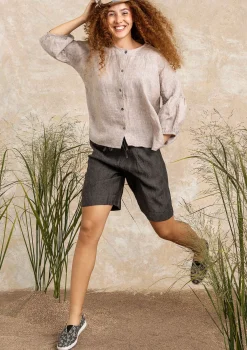 Vävda Shorts I Lin